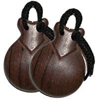 CASTAÑUELAS PALO SANTO INDIA DEL NUMERO 7 CON CAJA CON TAPA